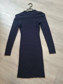 Pletené šaty Orsay M (ale spíše S) - tmavě modré - 2