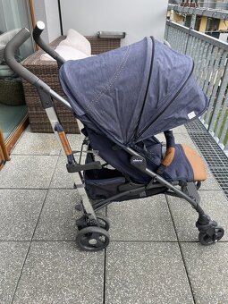 Kočářek buggy Chicco Lite Way 3 Top, denim, ve skvelem stavu - 2