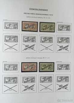 Československé známky 1918-1939 - 2