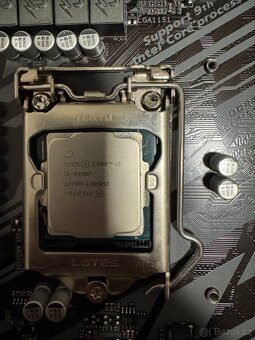 Intel i5 9400f + GigaByte Z390 - 2