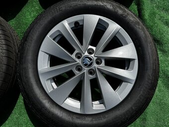 Originál alu kola Škoda Scala 5x100 R16 letní záno - 2