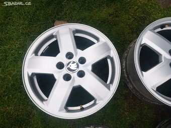 ALU disky originál Škoda 5x100 R15 - 2
