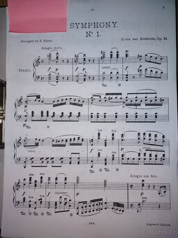 Beethoven - Symfonie - noty pro klavír - 2
