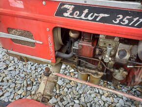 Zetor 3511 Cabrio, boční kosa, ochranný rám, platné Tp - 2