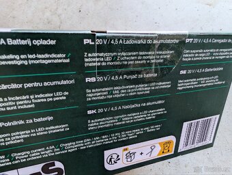 Nová nepoužitá nabíječka Parkside 20V / 4.5A - 2