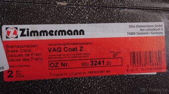 Zimmermann zadní brzdní kotouče - 2