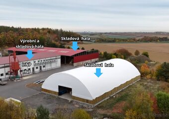 Pronájem skladového a výrobního areálu – Tachlovice - 2