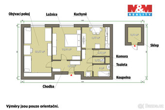 Pronájem bytu 2+1, 59 m², Plzeň, ul. Koterovská - 2