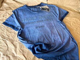 Pánské Tričko CAMP DAVID Vintage Dark Teal vel. L Nové - 2