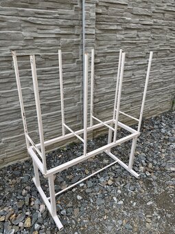 Koza na řezání dřeva, stojan na dřevo, poctivý kus železa - 2