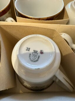 Kávový servis - karlovarský porcelán - 2