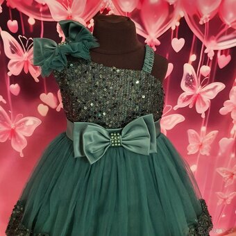 Dětské společenské šaty s flitry - 2