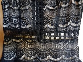 Šaty černé  krajkové - 2