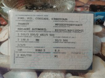 Prodám Ford transit rok 2014 obsah 2'2  92 kW - 2