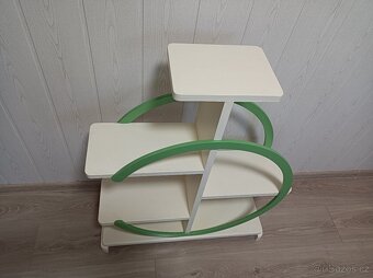 Zajímavý starožitný květinový stojan ART DECO - 2