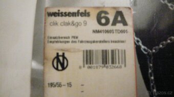 Prodám sněhové řetězy Weissenfels 6A - 2