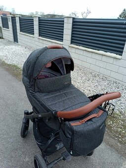 Kočárek bebetto luca dvojkombinace + vajíčko na isofix - 2