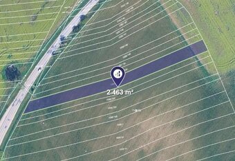 Prodej podílu 5/36 pole 1 642 m², Blučina - 2