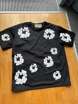 Černý set Denim Tears Style — Tričko a Šortky - 2