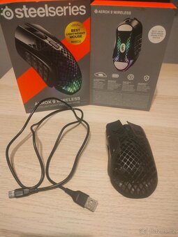 Drátová herní myš SteelSeries Aerox 5 - 2