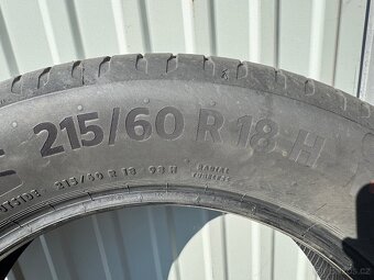 LETNÍ PNEU CONTINENTAL 215/60 R18 - 2