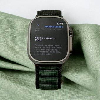Apple watch ultra 2 generace 49 LTE Alpine loop green - 2