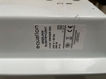 Radiátor WINNER 500 / 230 V - 50 Hz, 500 W - 2