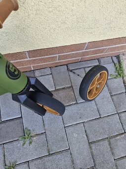Odrážedlo Funny Wheels Rider SuperSport khaki 2v1 - 2