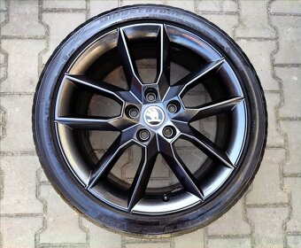 Alu kola originál Škoda Octavia II, III, RS 5x112 R18 Gemini - 2