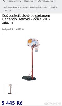 Nepoužitý Basketbalový koš - 2
