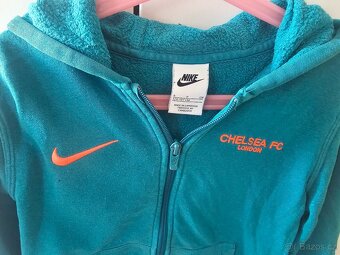 Fotbalová mikina na zip NIKE, vel. 134 - 2
