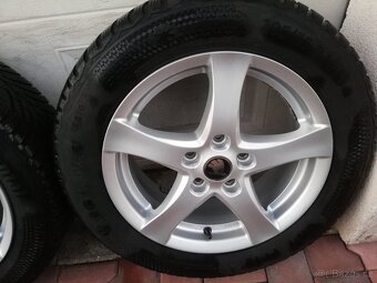 zimní alu Borbet 16" 5x112,Škoda,VW,Seat,Audi,205/55/16 - 2