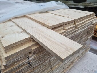 Smrková suchá hoblovaná prkna 19x140x4000 -polotovary - 2