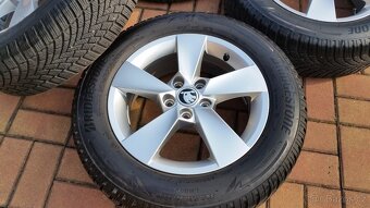 Zimní sada ŠKODA Fabia 4 5x100 R15 pneu 185/65/15 r.v.2024 - 2