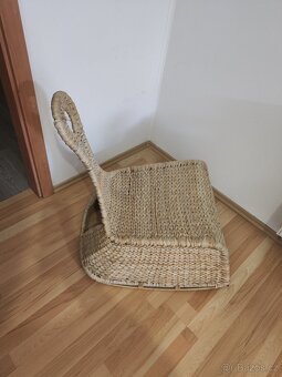 Ratanové houpací křeslo gronadal IKEA - 2