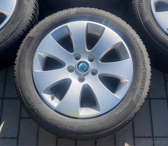 Škoda - 16" Spectrum + zimní 205/55 Continental 6-7mm - 2