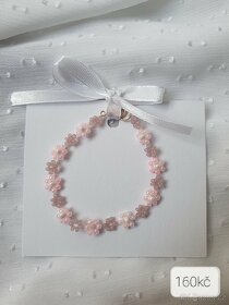 Krásné korálkové šperky, prstýnky, náramky-ruční výroba - 2