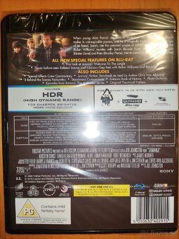 JUMANJI 1x UHD CZ + 2x Blu-Ray NOVÉ NEROZBALENÉ - 2