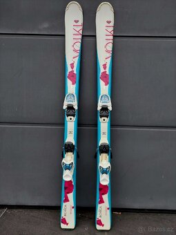 Dívčí lyže VÖLKL, 120 cm + hůlky + lyžáky - 2