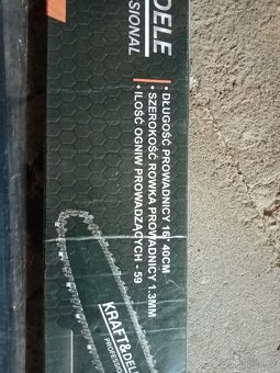 Vodící lišta pro motorovou pilu značky Kraft&Dele, - 2