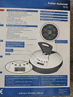 Automatické krmítko pro kočky a psy, štěně - 2