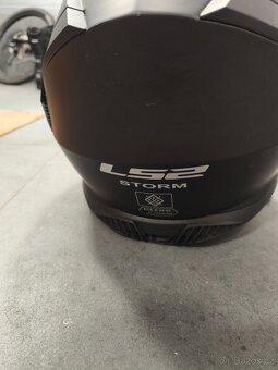 PRILBA LS2 FF800 STORM II SOLID MATNÁ ČIERNA BLENDA M - 2