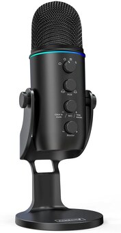USB mikrofon Zealsound K66 Plus – černý (RGB) - 2