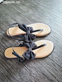 Dámské letní boty ,sandály,žabky vel.41 s kamínky - 2