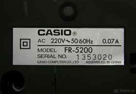 Kalkulátor CASIO FR-5200 - 2