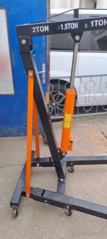Hydraulický dílenský jeřáb, nepoužívaný. - 2