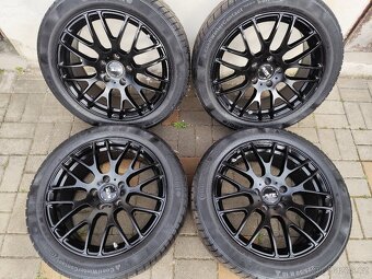 ALU 5x120 r18 PLATIN + PNEU - PĚKNÁ SADA - 2