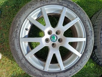 Originální ALU kola Spider r17 (škoda Octavia 1 RS) - 2