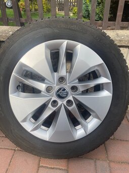 alu kola 5x112, zimni pneu 205/60/16 - 2