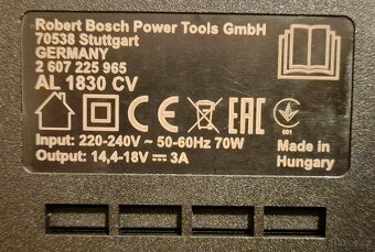 ⭐ BOSCH Rychlonabíječka 18V Power4All - AL 1830CV ⭐ - 2
